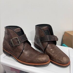 Brown Leather CAT boots
